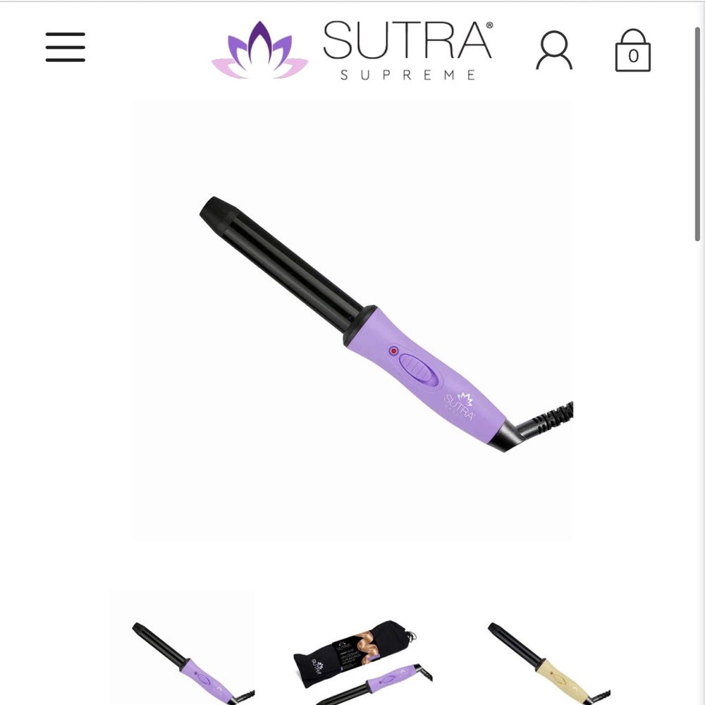 NEW Mini Tourmaline Ceramic Curling Iron